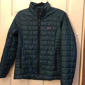 ⛔️SOLD⛔️Patagonia Dark Green Nano Puff Jacket